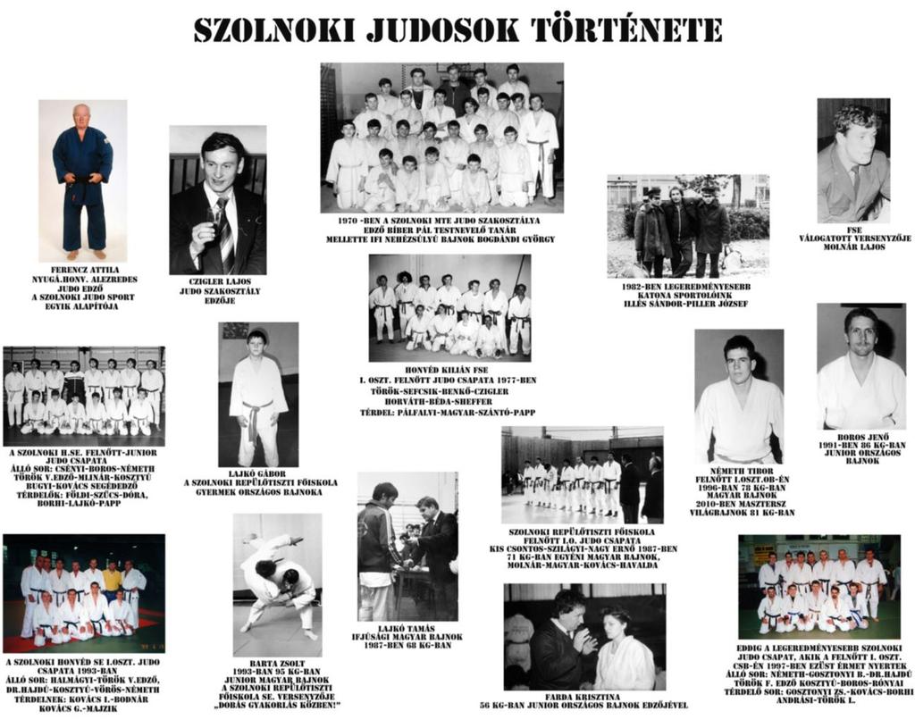 JUDO SZAKOSZTÁLY 13 L É T S Z Á M O K, E D Z Ő K, V É G Z E T T S É G E K Edző neve foglalkoztatott korcsoport Török Ferenc vezetőedző; szakedző versenyző