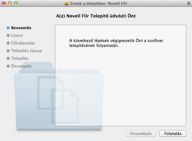 AZ ASZTALI FILR ALKALMAZÁS LETÖLTÉSE ÉS TELEPÍTÉSE 1 A munkaállomásának böngészőjében nyissa meg a Filr webalkalmazást. A Novell Filr böngészőbeli eléréséről a Novell Filr 1.