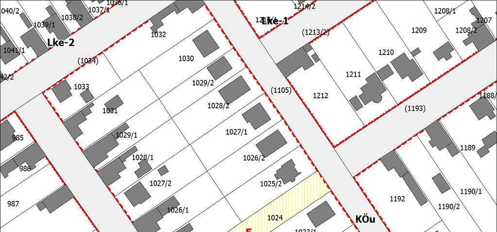 I. LAKOSSÁGI KÉRELMEK: TELEKMEGOSZTÁS, TELEKMÉRET CSÖKKENTÉS, NYELES TELKEK KIALAKÍTHATÓSÁGA 5. Kérelmező: Szikra Ágnes (2011.