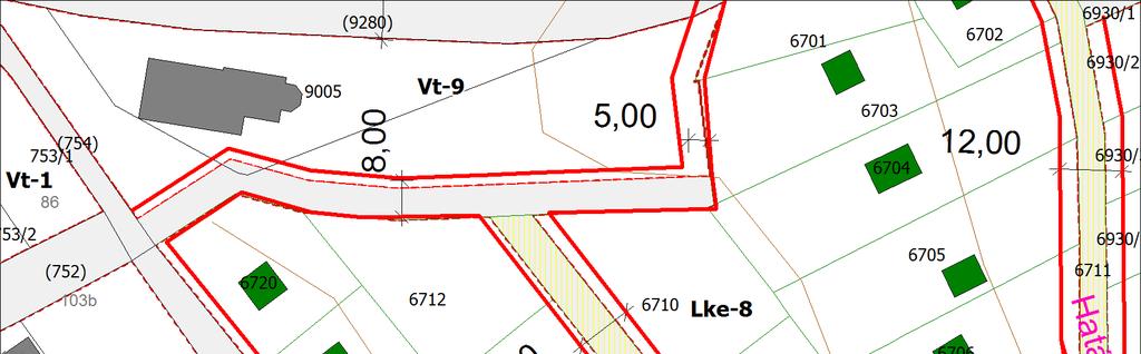 A kért módosítás nem érinti a zöldfelületi hálózatot, a szükséges környezeti feltételek biztosíthatók.