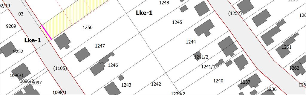 sz JAVASLAT - Összefügg a Nyugati lakóterület rendezésével. A telken közművek mennek.