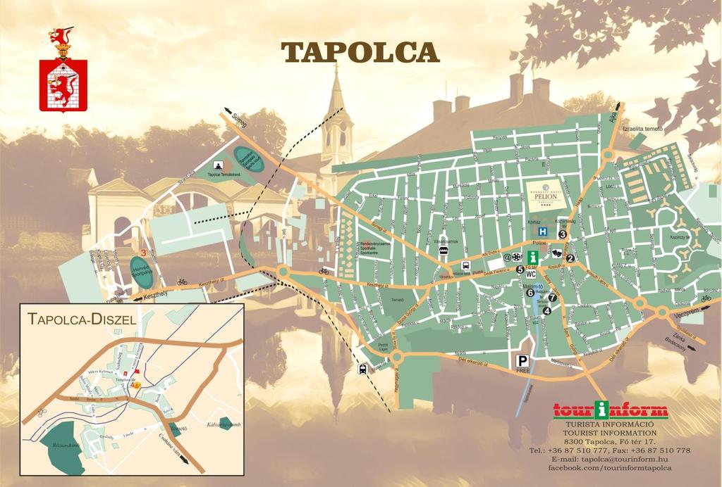 4. Megújult a Tapolca információs térkép.