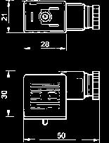 8941000522 max 250 V AC/DC PG 9 8941000302 24 Védettség Feszültség Változat IP 65 max 250