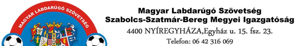 33/2017-2018. sz. körlevél (Ha az egyesületek nyilvántartásában szereplő adatok nem egyeznek a körlevélben közöltekkel, haladéktalanul egyeztessenek az Igazgatósággal.) Elmarad a megye II. és III.