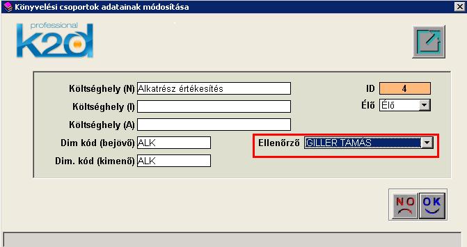 Több költséghelyű számla ellenőrzése Amennyiben egy bejövő számla több költséghelyet érint, akkor a költséghelyhez