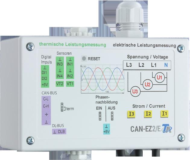 Programbeállítás a TAPPS2 szoftverrel lehetséges. max. 3,3 kva fázisonként, felbontás 2 VA CAN-EZ2/E-30: max.