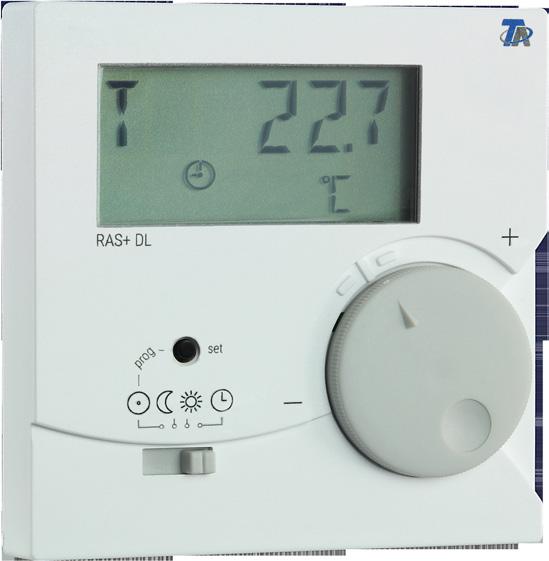 RAS-PLUS/F átadja ezen kívül a szoba páratartalom és a harmatpont értékeket is.