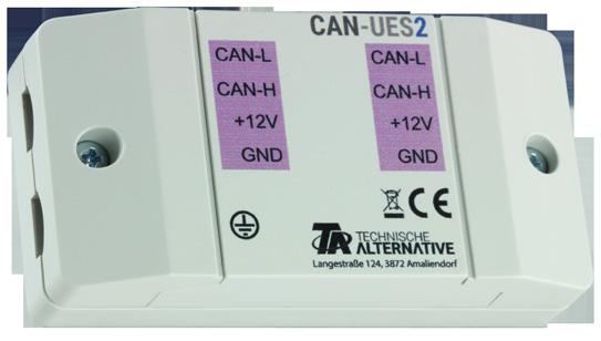 CAN-UES2 CAN-UES konzolba való telepatésre alkalmas, A CAN-UES2 pedig kalapsínre szerelésre.