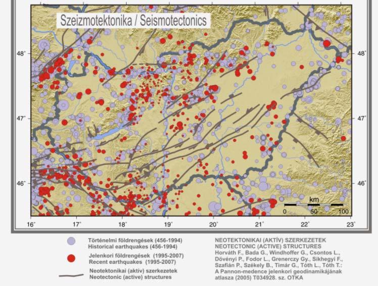 Rétságnál nem látunk neotektonikai aktív szerkezeti vonalat. A szeizmikus zónatérképen a 2. zónába tartozó a város területe.