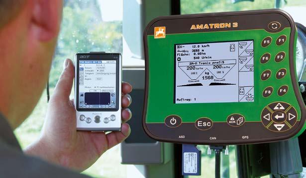 AMATRON 3 Választható extrák AMATRON 3-hoz 24 25 ASD Automatizált Területfüggő Dokumentáció ASD Biztonságos, gyors és egyszerű Az Automatizált Területfüggő Dokumentáció (ASD) egy terméken és gyártón