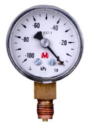 4. Munkahelyén meghibásodott egy nyomásmérő műszer. A műszert cserélni kell. A mérőhely csatlakozása M x1, mért érték 0-6 bar, környezeti hőmérséklet 0 50 C.