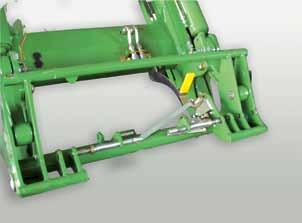 Cargo-Lock automatikus reteszelés Karbantartást nem igénylő csatlakozórendszer Szériaszerű multicsatlakozó a homlokrakodó fel- és leszereléséhez Fendt Cargo-Lock: Garantált a gyors és egyszerű