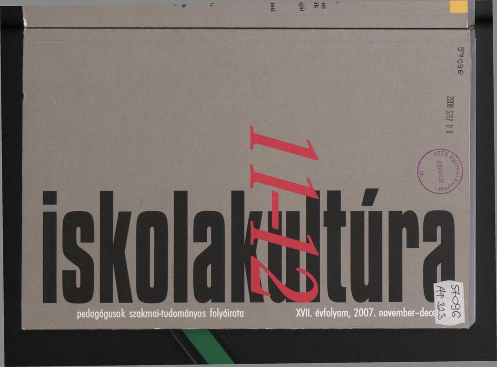 pedagógusok szakmai-tudományos folyóirata