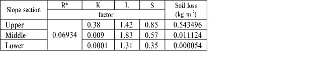Soil erosion modeling in a Hungarian Mexican context 135 Table 9.