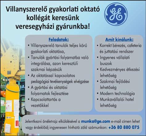 autóvillamossági szerelőket keresünk gödöllői, budapesti