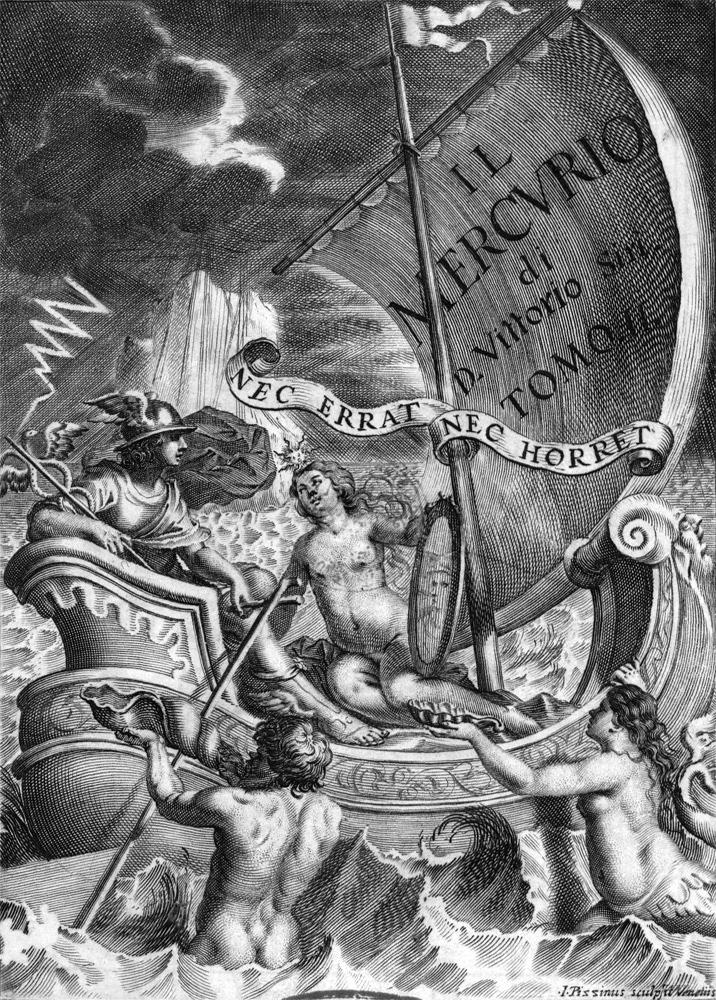 Ábrák 1. ábra Vittorio Siri, Il Mercurio, overo historia de correnti tempi, 2. köt., Casale, 1647, címlap.