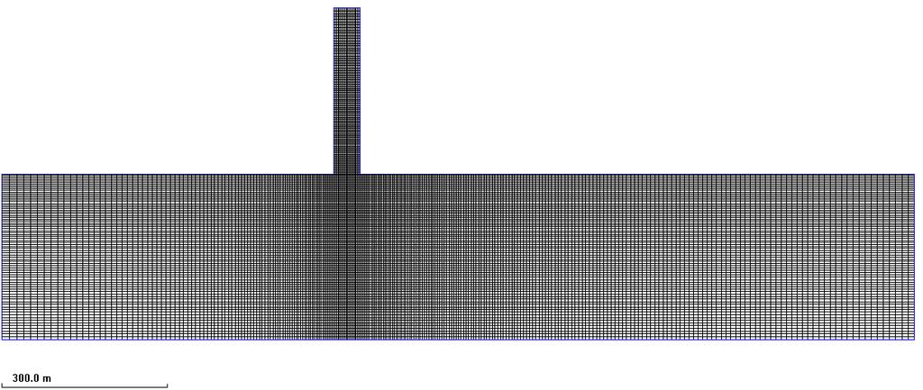 folyásirány 21. ábra Az alapgeometria számítási rácshálója A tanulmányban több geometriai változatot vizsgáltam.