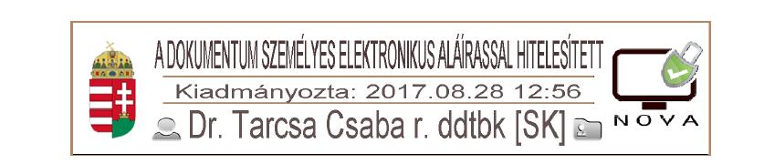 a) A dokumentum személyes elektronikus aláírással hitelesített szöveget; b) az aláírás dátumát (év, hó, nap, óra, perc pontossággal); c) az elektronikus aláírást létrehozó személy vezeték és