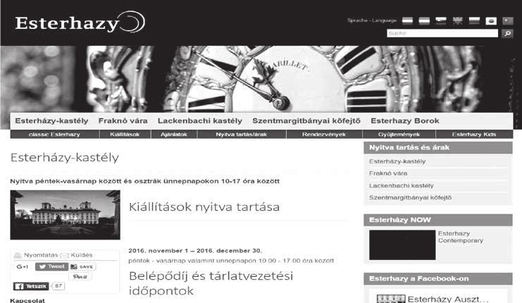Nyelvi tájképek és a gazdaság 145 építés következtében Pozsony többnyelvű honlapján 14 (szlovák, angol, német) nem szerepel a magyar.
