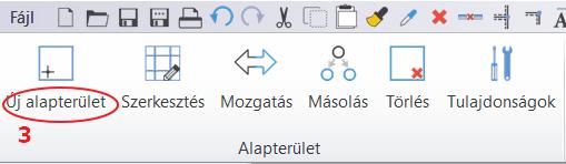 A harmadik sorban, az ajtótól két csempényire, a padlótól négy csempényi magasságtól kezdődően hozzunk létre tükröt (4).