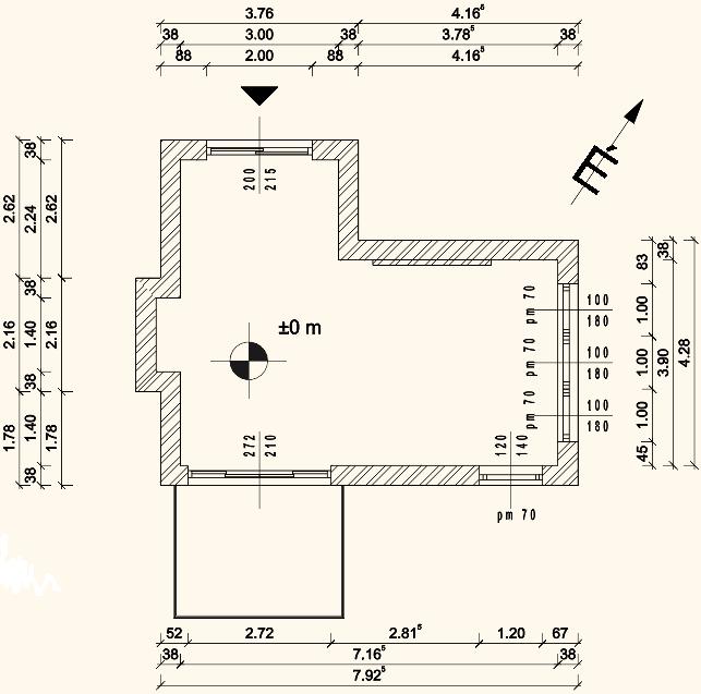 5. Workshop: Dokumentáció készítés 171 Az alaprajzon így elhelyeztük a