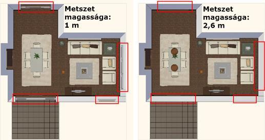 Az elkészült színes berendezett alaprajzot az 5.4.6. pontban leírtakhoz hasonlóan nyomtathatja PDF-be is. 5.6. Falnézetek készítése Készítsük el a textúrázott falnézeteket, hogy méretezni tudjuk azokat.