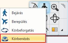 Megjelenítés A 3D ablakban többféleképpen jelenítheti meg a modellt.