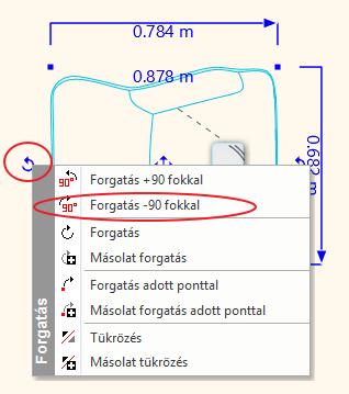 legegyszerűbb módszer a markerek használata, amelyek a mozgatni, forgatni, módosítani kívánt elem kijelölését követően ahogyan azt korábban már láthattuk is azonnal megjelennek.