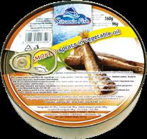 halkonzerv, többféle 160 g