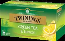 TWININGS filteres zöld tea earl grey és