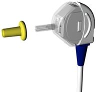 Mindig használjon új ABR elektródákat. Mindig új fülcsatlakozókat használjon. 4.