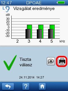 7.2 Nyomtatások a címkenyomtatóról A nyomtatások a következőket mutatják: A páciens családnevét és keresztnevét Páciensazonosító Vizsgálat dátuma