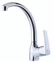 Magas kifolyócsöves mosogató csaptelepek High sink mixers ARES Vízkőmentes 40 mm kerámia vezérlőegység ARES 40 mm ceramic cartridge 23.915.02.00 KOYHAI CSAPTELEPEK / KITCHE TAPS Teka 8 351 228 45 MAX.