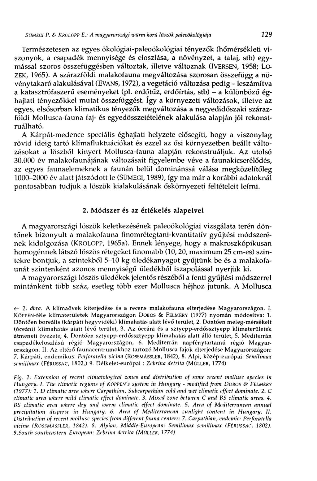SÜMEGI P. & KROLOPP E.