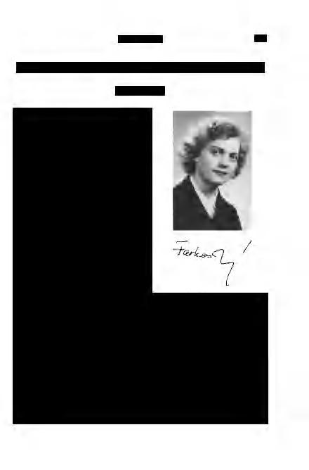 Hírek, ismertetések 171 In memóriám Farkas Tiborné Erdődi Erzsébet (1934-1994) Rokonok, ismerősök, egykori munkatársak megrendülten vettek búcsút 1994. szeptember 30-án a gyulavári temetőben a 61.