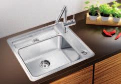 BLANCOSTATURA 6-I BLANCOSTATURA 6-I/W 70 Selyemfényű rozsdamentes acél A kitűnően kombinálható design tökéletes esztétikai megjelenésben Nemes jelenség, korszerű, kiegyensúlyozott formájú
