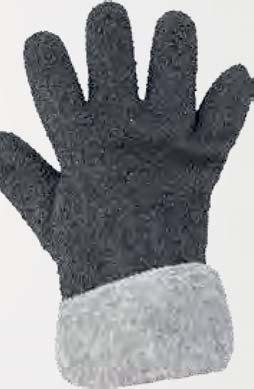 Mănuşi cusute-tricot interlock din bumbac, imersate în PVC, suprafaţa înăsprită cu