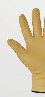 beige Kötött nylon védőkesztyű, teljes hosszában rugalmas nitril habban