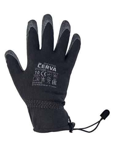 Mănuşi din tricot gros flauşat, izolaţie termică, căptușeală moale, cu o carabină din