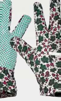 Mănuşi cusute - tricot interlock din bumbac, stratificat cu vinil, culoare bej.