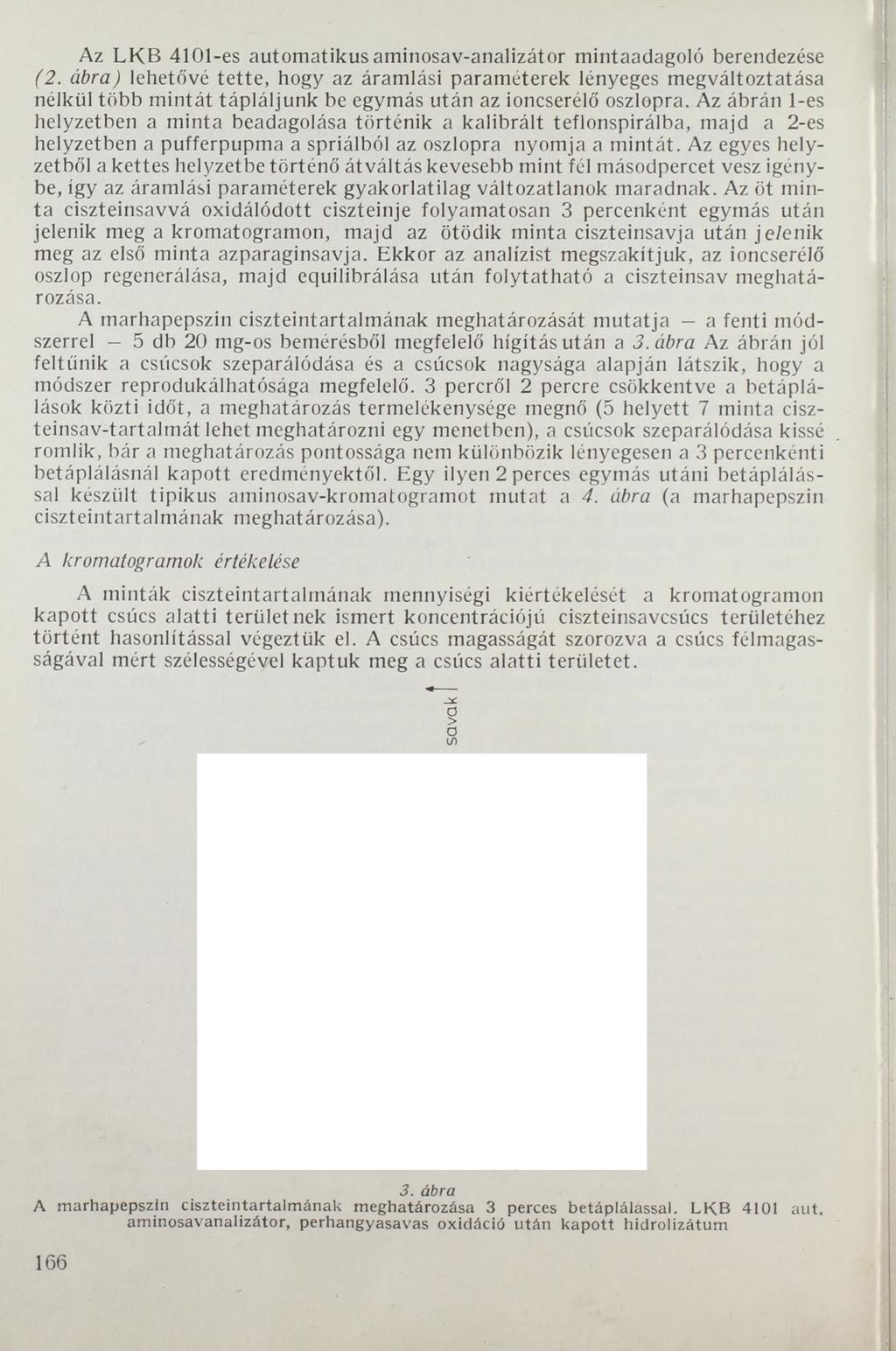 Az L K B 4101-es automatikus aminosav-analizátor mintaadagoló berendezése (2.