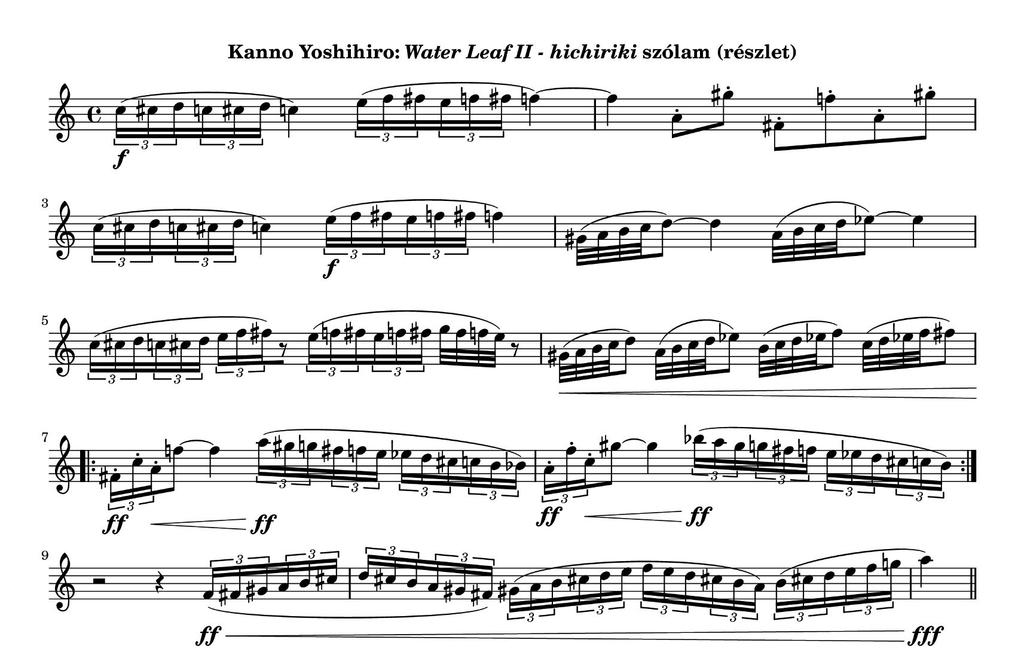 5. Hichiriki a 20-21. századi zenében 107 15.