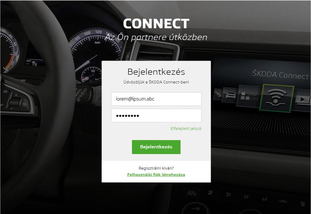 Connect Portál s folyamat Lépésről lépésre Az