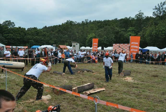 Erõs magyar gyökerei vannak ennek a versenynek, hiszen az elsõ világbajnokságot Visegrádon rendezték 1970-ben. 1989-tõl a Stihl Kft.