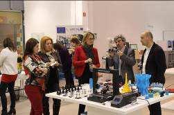 Es wurden die Aktivitäten und Berufsbilder in technischen Branchen vorgestellt und es konnten Industriemaschinen, welche in 50 verschiedenen technischen Berufen zur Anwendung kommen, besichtigt