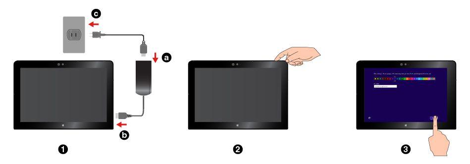2. fejezet Kezdő lépések Ismerje meg a ThinkPad-táblagép használatának alapjait.