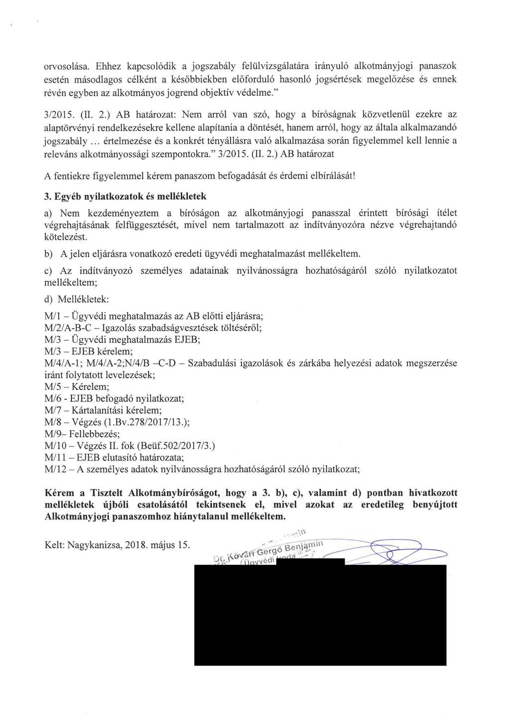 orvosolása.