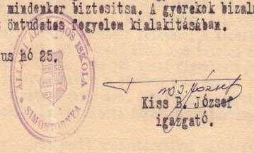 Az iskola elnevezései, pecsétjei és