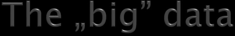 Financial transaction data, mobile phone data, user (click) data, e-mail data, internet search data,