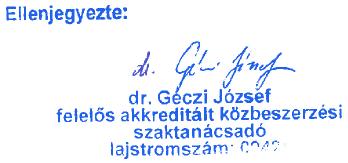 Pusztaföldváron. tárgyú, a Kbt. 115.